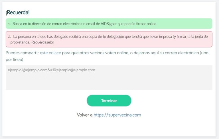 3. Abre tu email y firma la delegación de tu voto